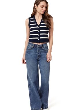 Scotch & Soda Heavyweight Striped Knit Vest BNWT Coastal
